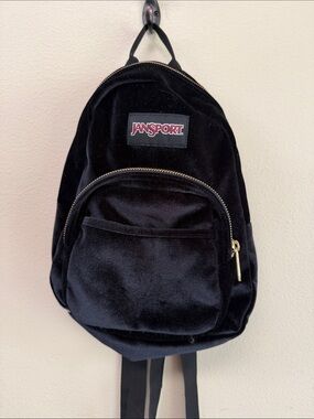 Jansport Half Pint FX Mini Velvet Black Backpack